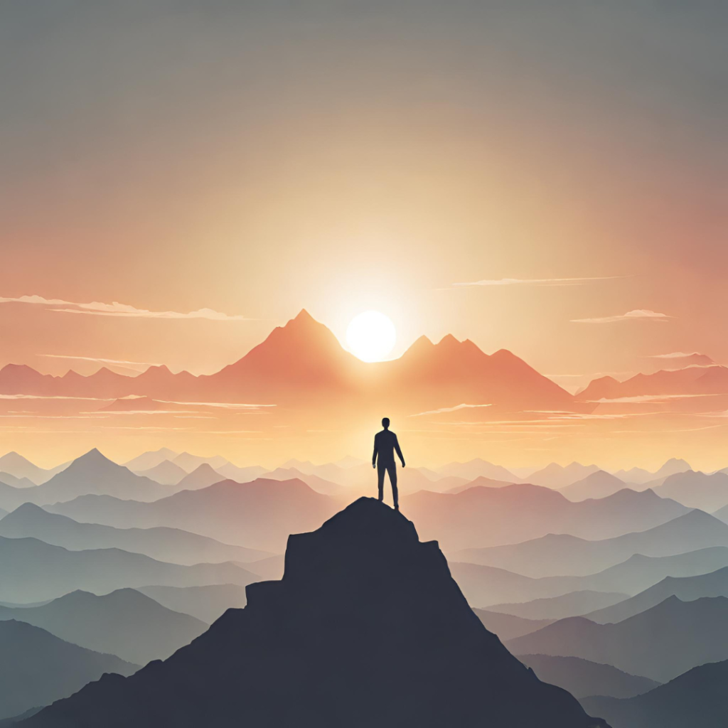 Image-of-a-person-standing-on-a-mountaintop-symbolizing-triumph-over-challenges