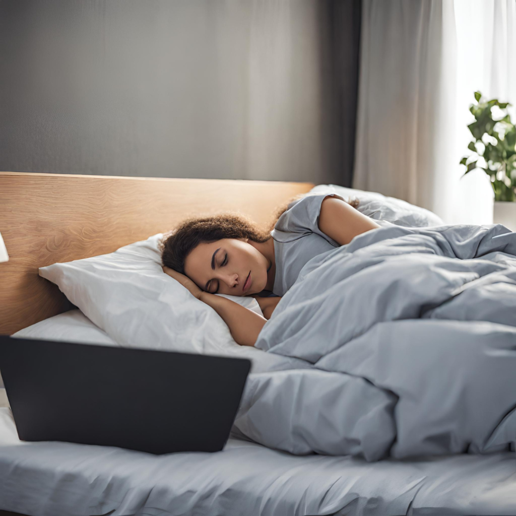 lady-sleeping-on-the-bed