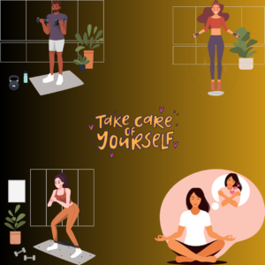 Take care of yourself vector illustration